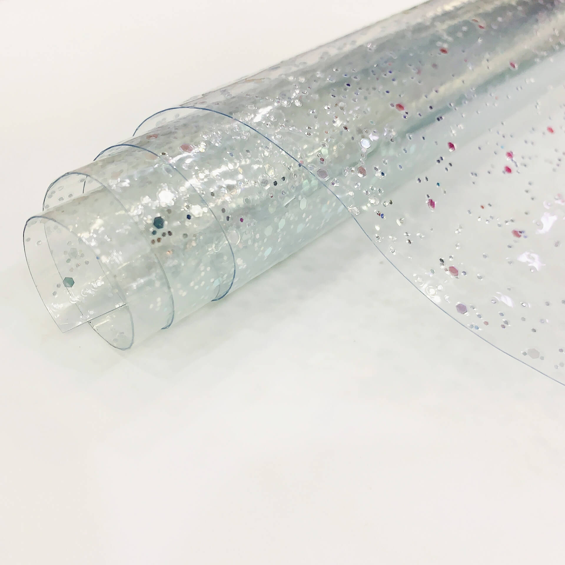 Sequin Sheer PVC PVC Fabric Wholesale Supplier 4